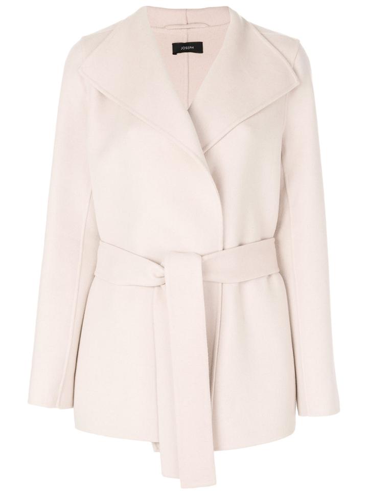 Joseph Short Belt Coat - Pink & Purple