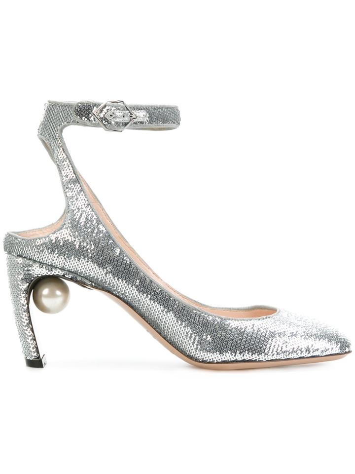 Nicholas Kirkwood Lola Pearl Pumps - Metallic