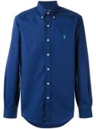 Polo Ralph Lauren Embroidered Logo Shirt, Men's, Size: Xl, Blue, Cotton