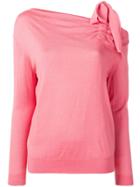 Paule Ka Bow Embellished Jumper - Pink
