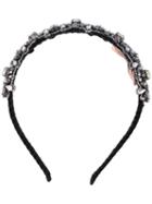 No21 - Crystal Head Band - Women - Glass - One Size, Black, Glass