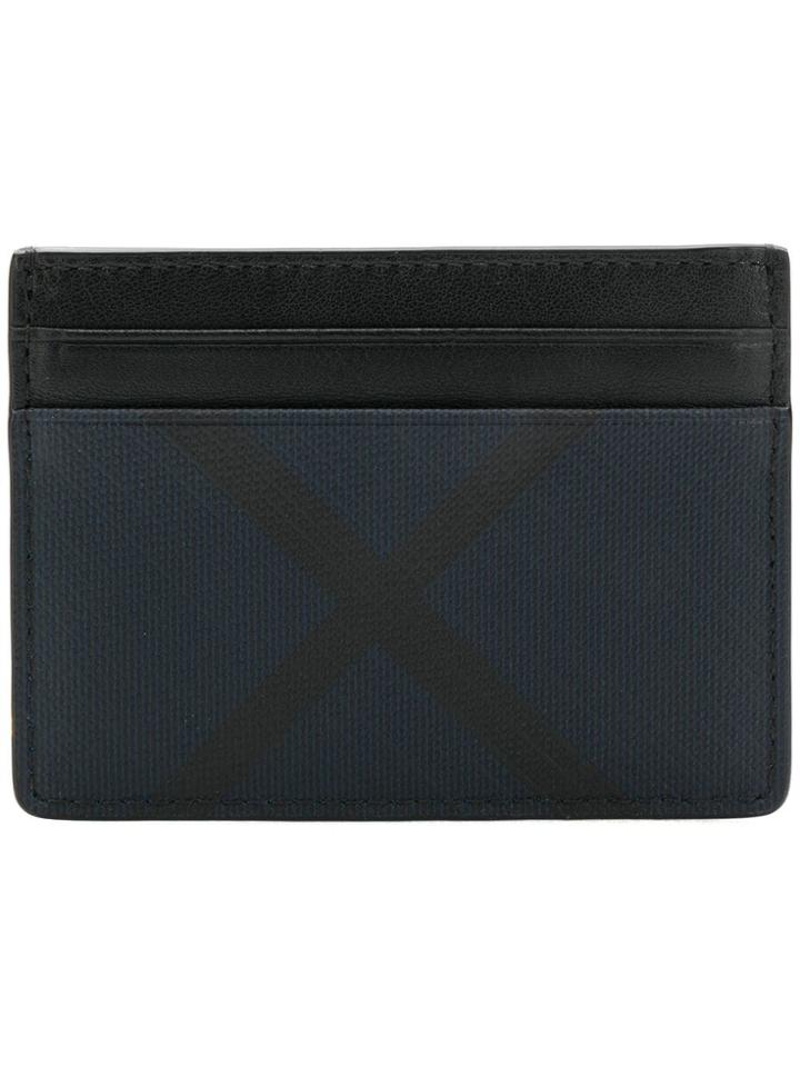 Burberry London Check Cardholder - Blue