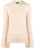 Cashmere In Love Mabel Hooded Jumper - Nude & Neutrals