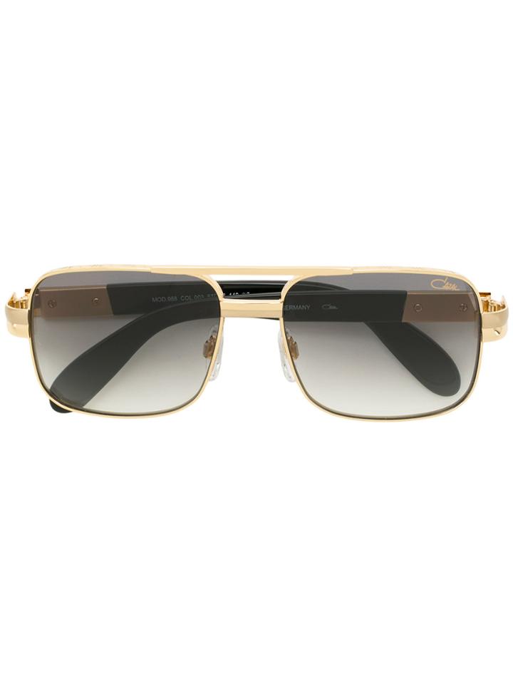 Cazal Square Oversized Sunglasses - Metallic