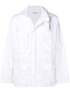 Polythene* Optics Multi-pocket Hooded Jacket - White