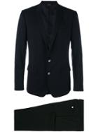 Dolce & Gabbana Two-piece Formal Suit, Men's, Size: 52, Black, Virgin Wool/spandex/elastane/viscose/cupro