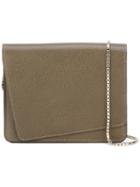 Valextra Textured Crossbody Bag, Women's, Brown