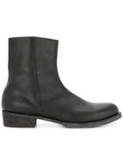 Kazuyuki Kumagai Zip-up Boots - Black