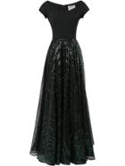 Ingie Paris Sequined Gown - Black