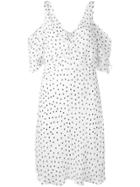 Mcq Alexander Mcqueen Polka Dot Shift Dress - White