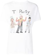 Unfortunate Portrait 't Party' T-shirt, Women's, Size: Xs, White, Cotton
