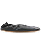 Mm6 Maison Margiela Elasticated Ballerinas - Black