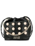 Versace Jeans Couture Drawstring Pouch Tote - Black