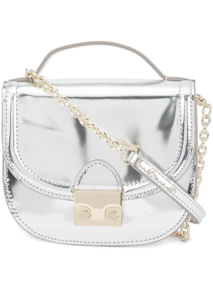 Loeffler Randall Mini 'saddle' Crossbody Bag, Women's, Grey