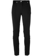 Versus Zipped Leg Skinny Trousers, Women's, Size: 40, Black, Polyamide/spandex/elastane/viscose