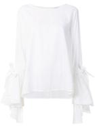 Black Coral Reby Blouse - White
