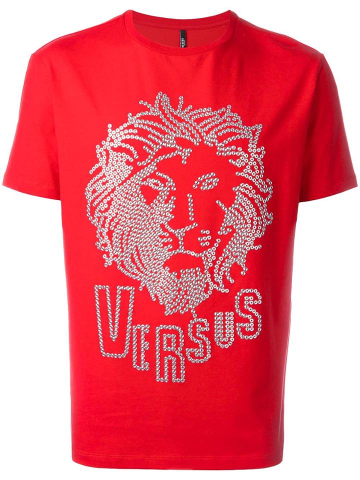 Versus Eyelets Lion T-shirt - Red