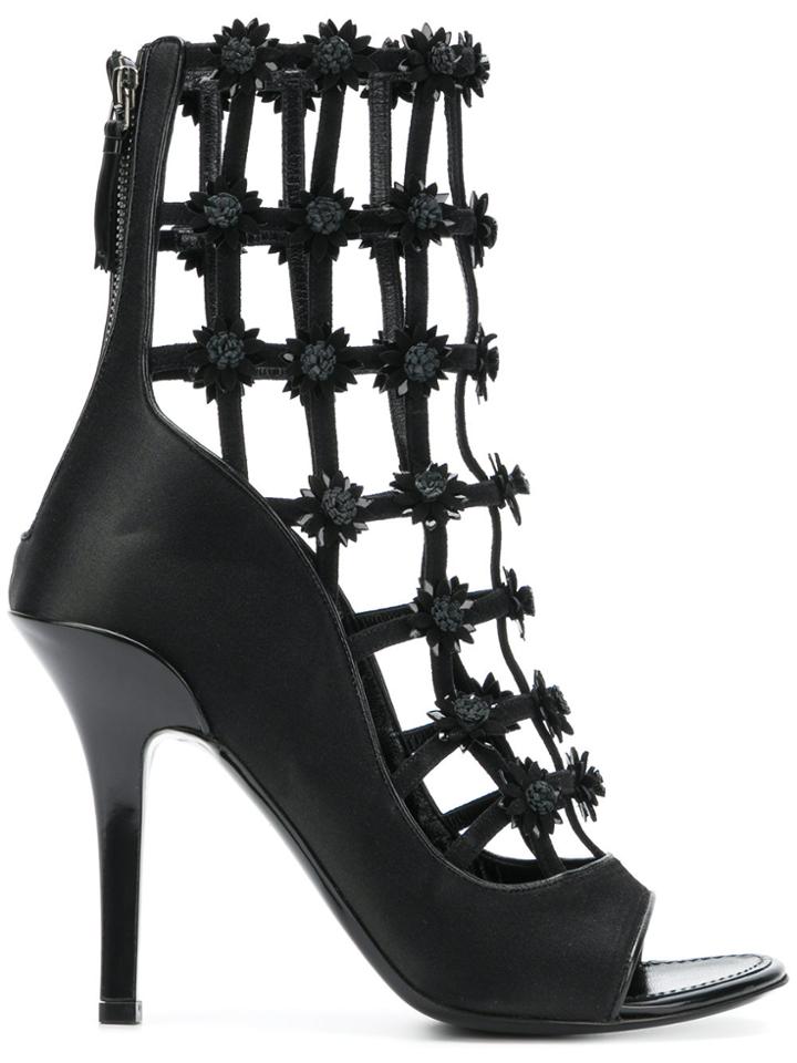 Fabrizio Viti Daisy Cage Sandals - Black