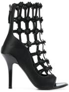 Fabrizio Viti Daisy Cage Sandals - Black