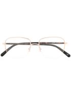 Stella Mccartney Eyewear Square Frame Glasses - Gold