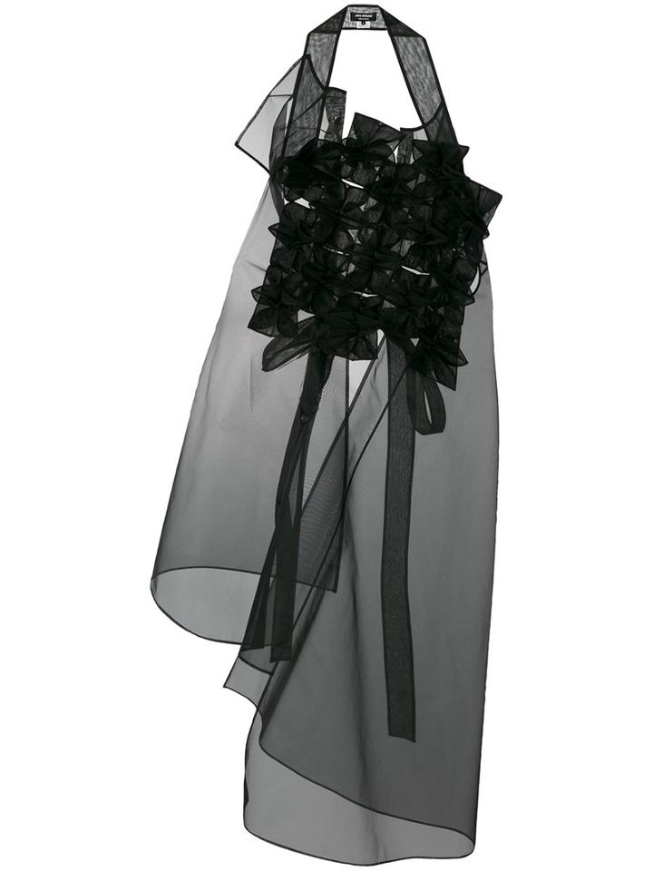 Junya Watanabe Comme Des Garçons - Three-dimensional Bust Dress - Women - Nylon - S, Black, Nylon