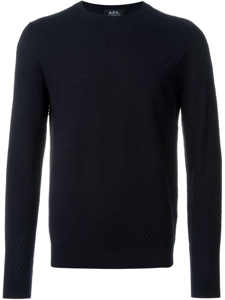 A.p.c. 'allen Waffle' Sweater