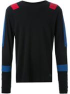 Diesel Contrast Appliqué Longsleeved T-shirt