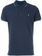 Diesel Contrasting Trim Polo Shirt - Blue