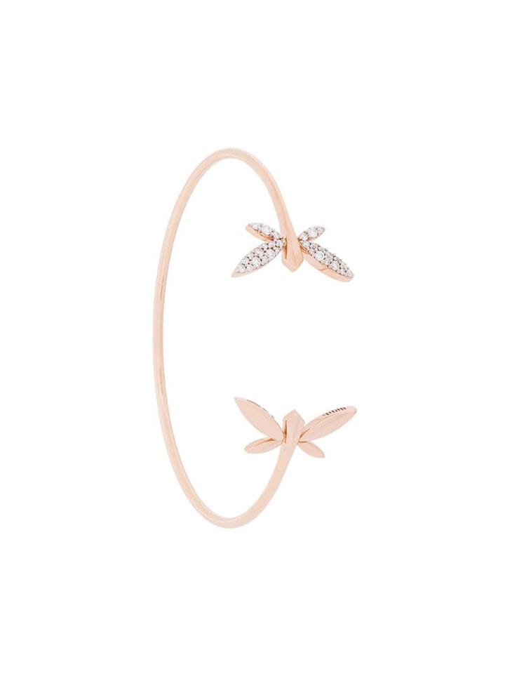 Anapsara Double Dragonfly Bracelet - Gold
