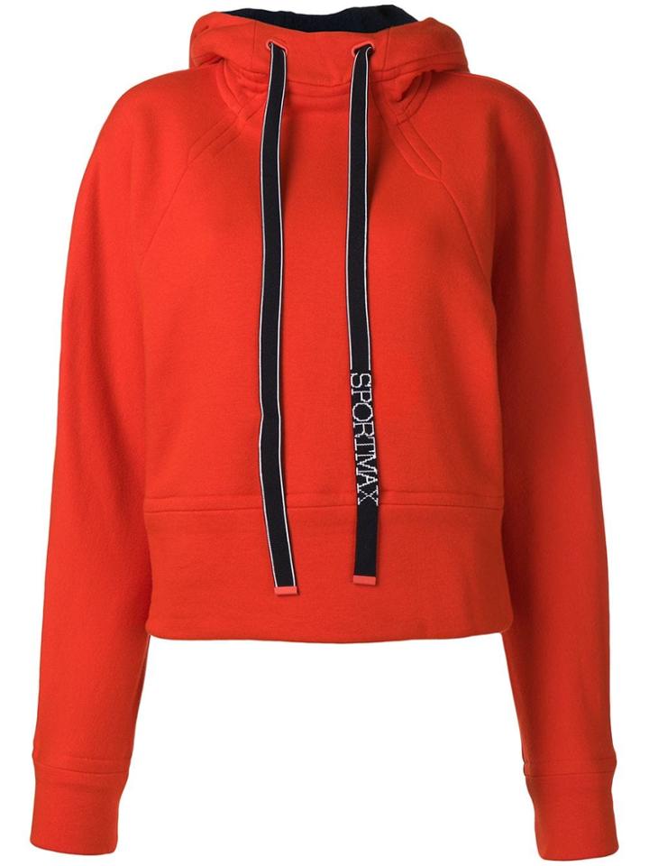 Sportmax Basic Hoodie - Red