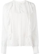 See By Chloé Embroidered Ruffled Blouse
