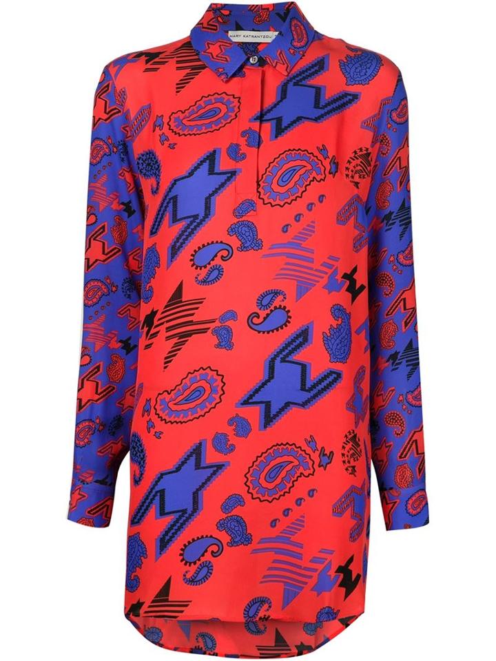 Mary Katrantzou Digital Paisley Print Shirt