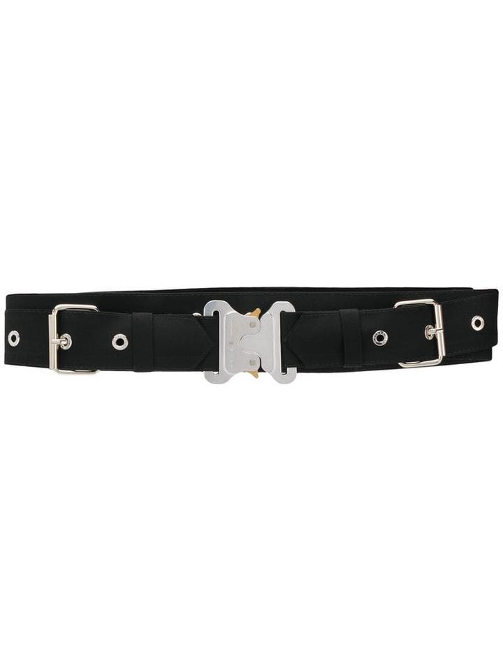 Mackintosh 1017 Alyx 9sm Black Bonded Cotton Double Trench Belt