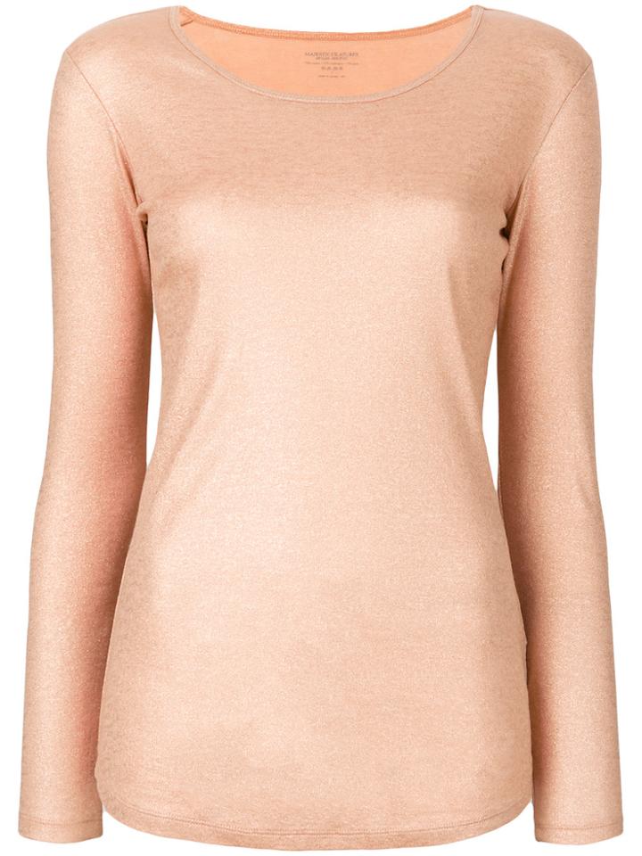 Majestic Filatures Round Neck Sweater - Nude & Neutrals