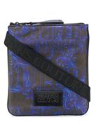 Versace Jeans Couture Logo Print Shoulder Bag - Black