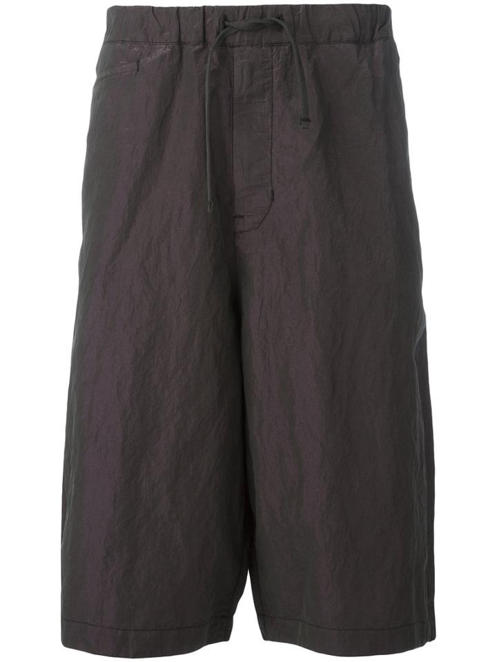 Stone Island Shadow Project - Metallic Slouch Shorts - Men - Cotton/polyester - 48, Pink/purple, Cotton/polyester