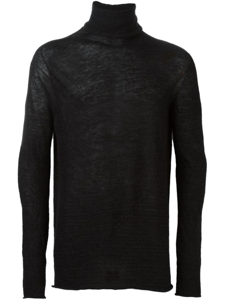 Lost & Found Ria Dunn Seamless Roll Neck Jumper, Men's, Size: Xs, Black, Polyamide/alpaca