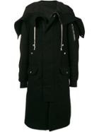 Rick Owens Megaparka Coat - Black