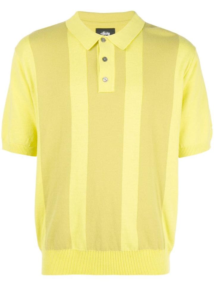 Stussy Miles Polo Shirt - Yellow