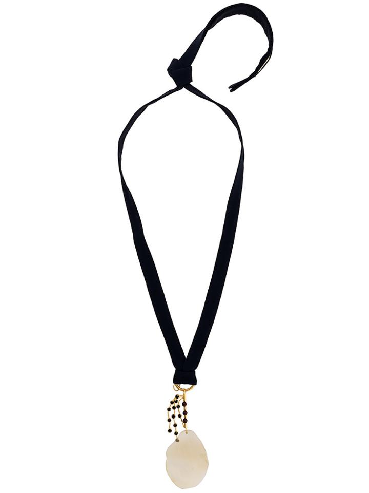 Marni Iridescent Pendant Necklace - Blue