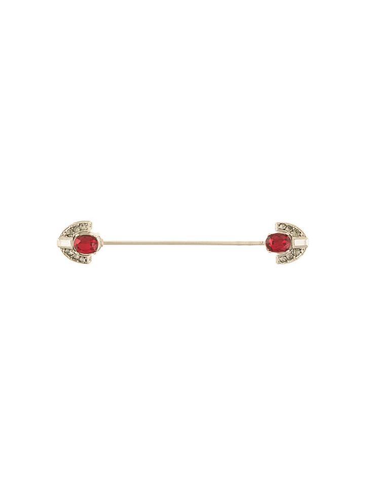 Dolce & Gabbana Rhinestone-embellished Lapel Pin - R0013 Red