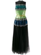 Elisabetta Franchi Embellished Sleeveless Dress - Black