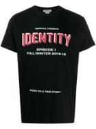 Applecore 'identity' Print T-shirt - Black