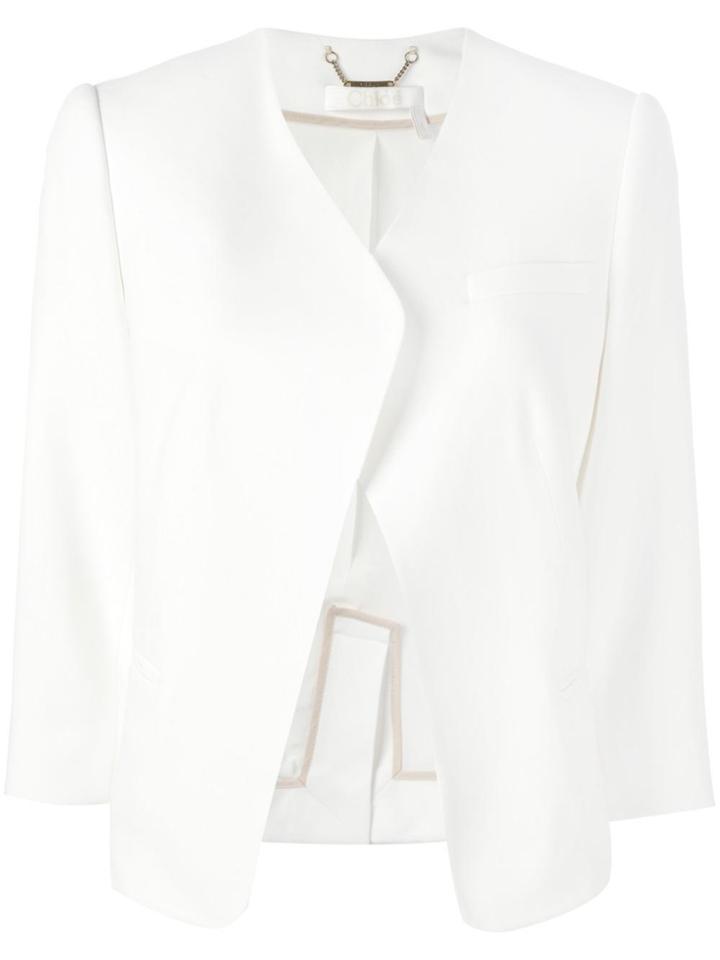 Chloé Open Front Jacket - White