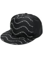 Givenchy Waves Logo Print Baseball Hat - Black
