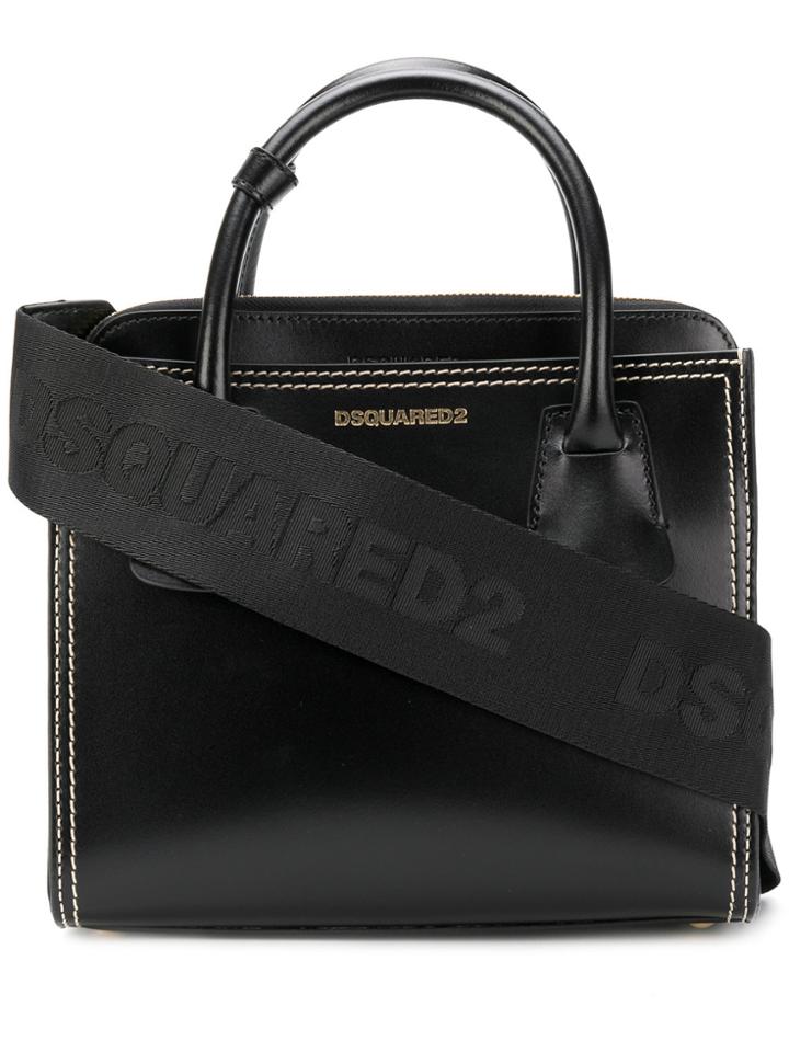 Dsquared2 Logo Shoulder Bag - Black