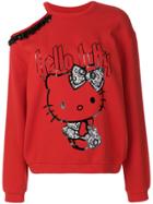 Pinko Hello Kitty Sweatshirt - Red