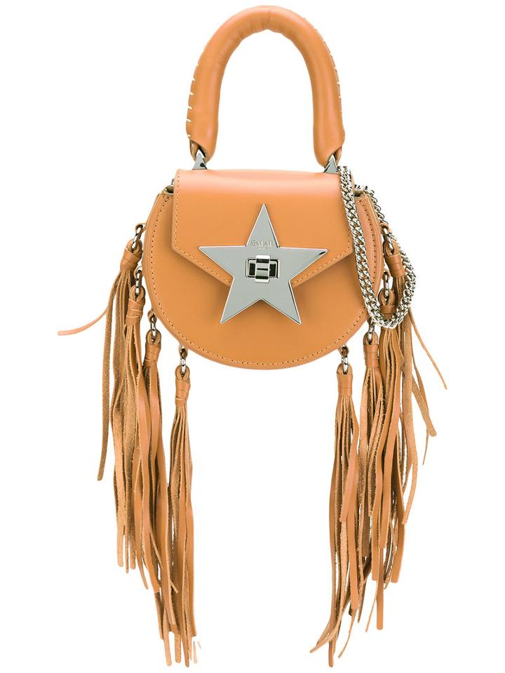 Salar - Mini Knots Shoulder Bag - Women - Leather/suede - One Size, Nude/neutrals, Leather/suede