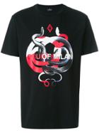 Marcelo Burlon County Of Milan Intertwined Snakes T-shirt - Black