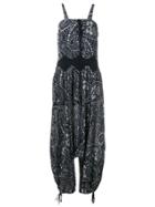 Chloé Daisy Chain Sleeveless Jumpsuit - Blue